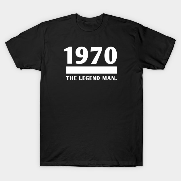 1970 birthday T-Shirt by BlackMeme94